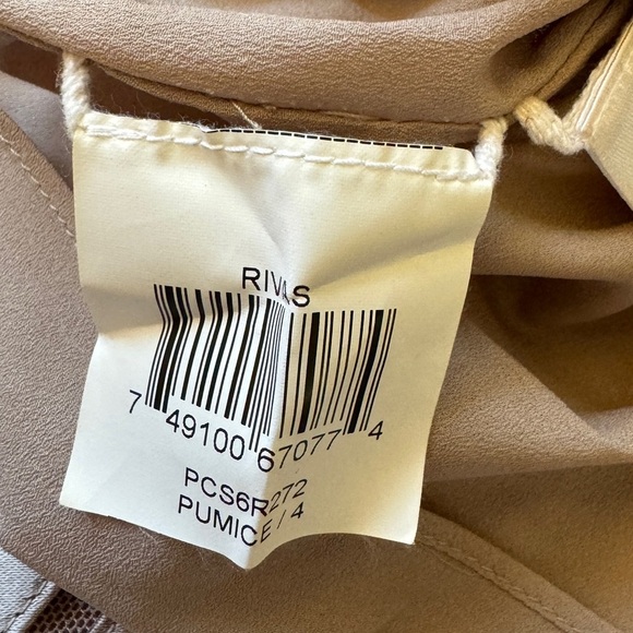 BCBGMaxAzria Rivas Banded Mini Dress, Pumice, Size 2 - Picture 8 of 10